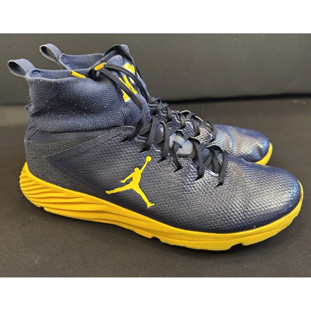 Jordan Nike Vapor Untouchable Speed Turf U of Michigan PE Promo Size 14